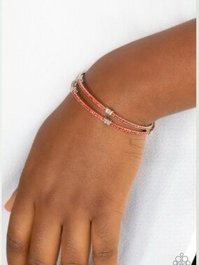 Let Freedom Bling Red Bracelet